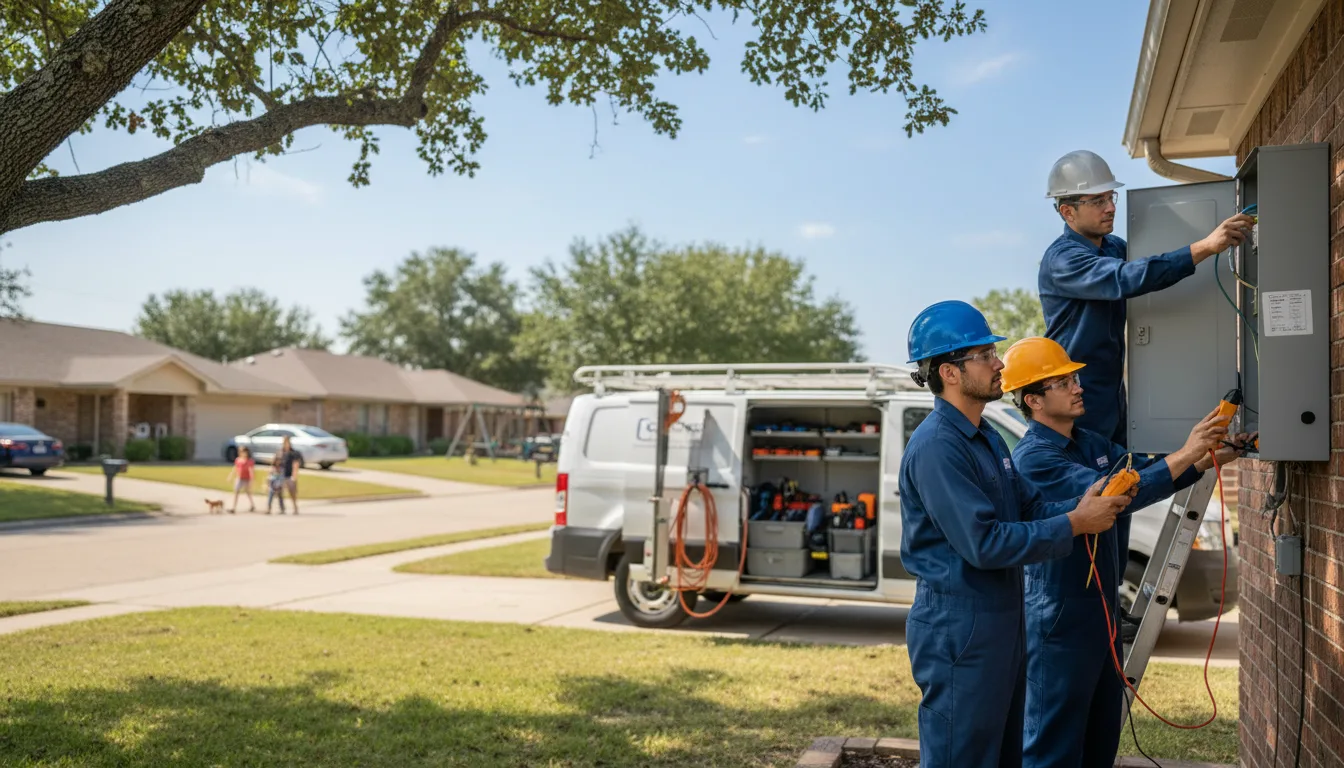 Certified electrician providing emergency electrical services in Faribault, MN